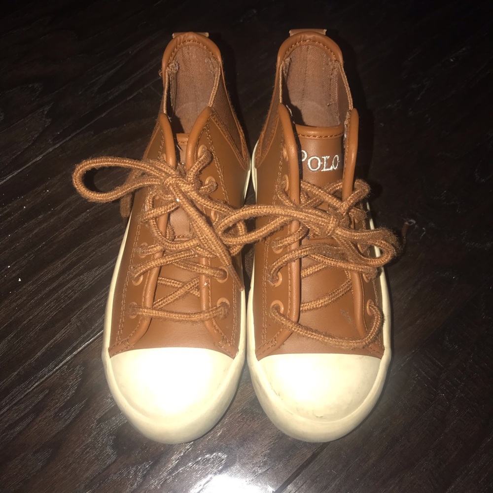 Toddler Polo leather sneakers